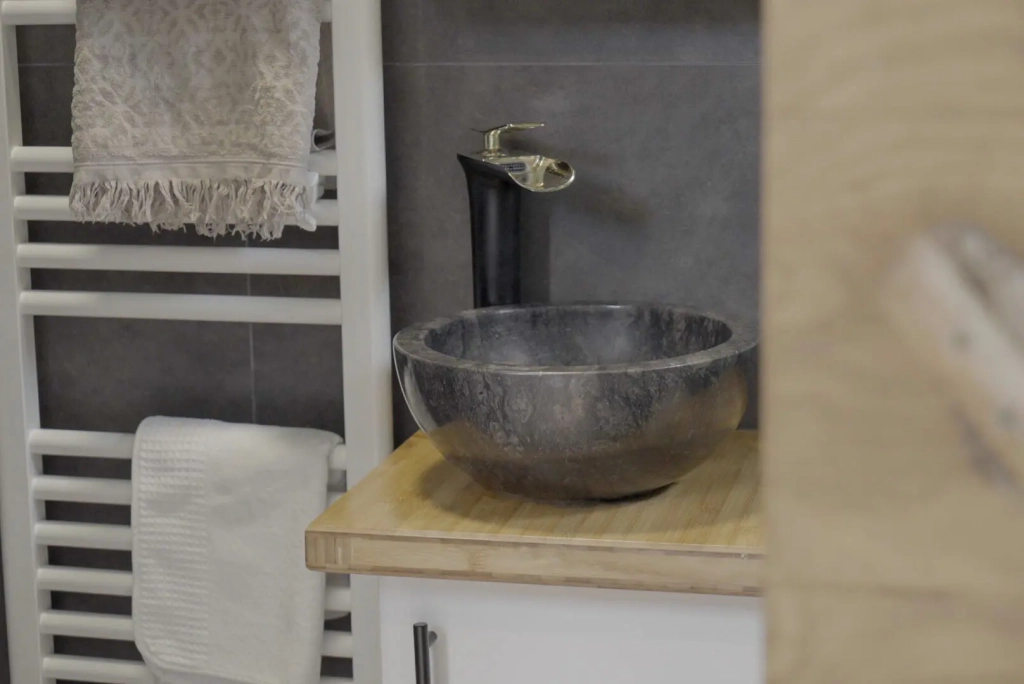 Picture of bathroom by Herblot Productions