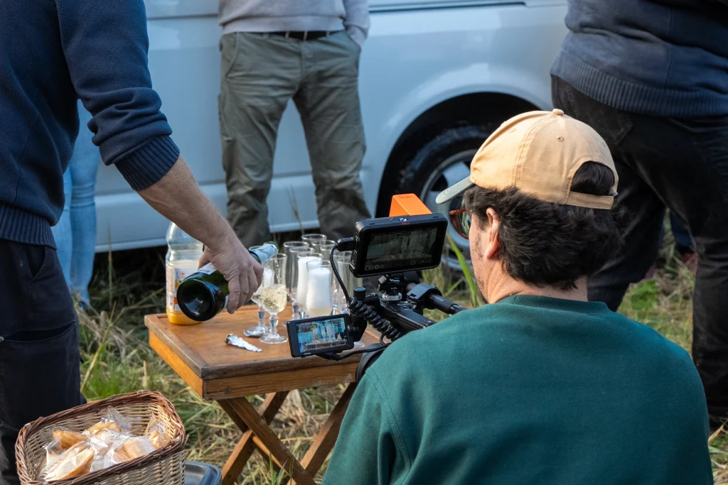 Photo by Herblot Productions filming a TV ad, web and social networks.