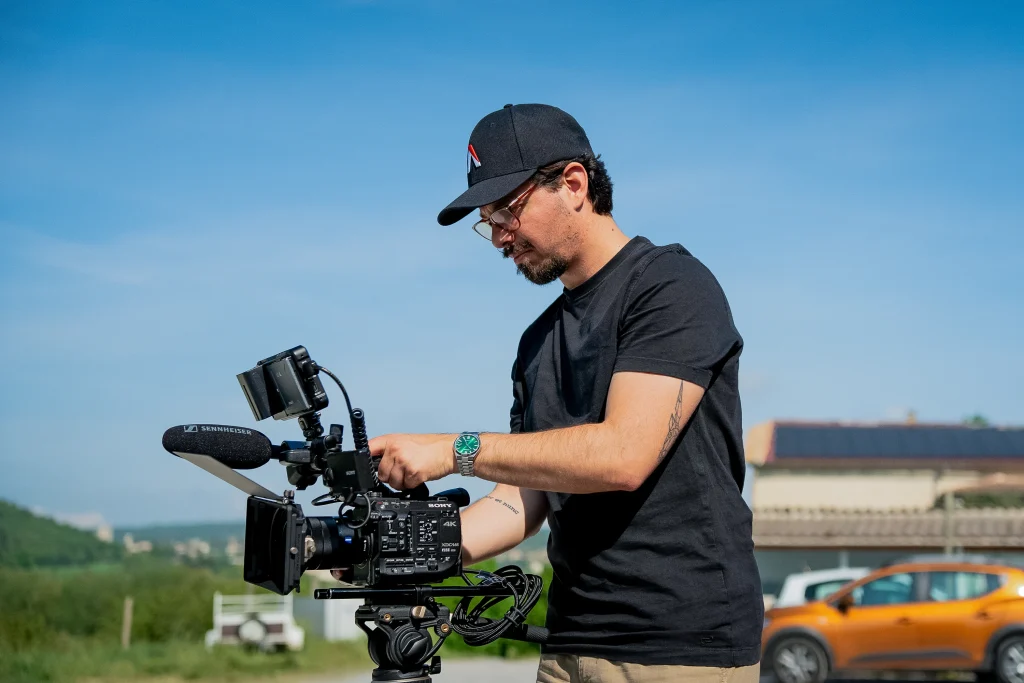Picture of Etienne, founder of Herblot Productions, audiovisual production company located in Bordeaux