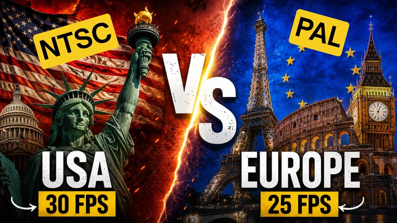 PAL vs NTSC : Enfin Tout Comprendre aux Formats Vidéo (25fps vs 30fps)